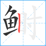 鲥笔顺分解图片9