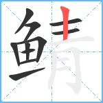 鲭笔顺分解图片11