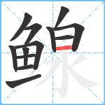 鳈笔顺分解图片13