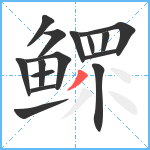 鳏笔顺分解图片15