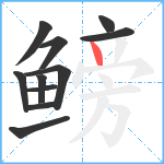 鳑笔顺分解图片11