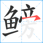 鳑笔顺分解图片14