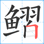 鳛笔顺分解图片17