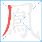 鳯笔顺分解图片1