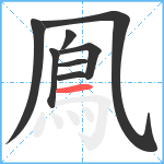 鳯笔顺分解图片8