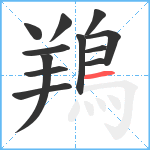 鴹笔顺分解图片12