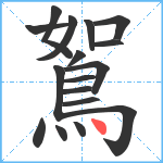 鴽笔顺分解图片17