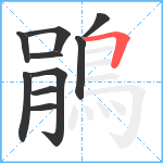 鵑笔顺分解图片10