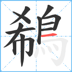 鵗笔顺分解图片13