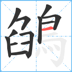 鵮笔顺分解图片13