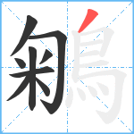 鵴笔顺分解图片9