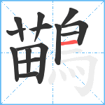 鶓笔顺分解图片14