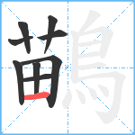 鶓笔顺分解图片9