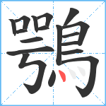 鶚笔顺分解图片18