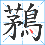 鶜笔顺分解图片19