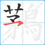 鶜笔顺分解图片7