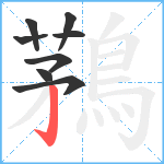 鶜笔顺分解图片8