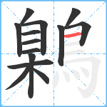 鷍笔顺分解图片14