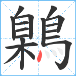 鷍笔顺分解图片18