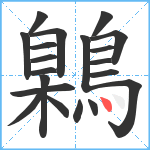 鷍笔顺分解图片20