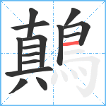 鷏笔顺分解图片15