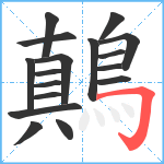 鷏笔顺分解图片17