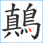 鷏笔顺分解图片20