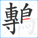 鷒笔顺分解图片17