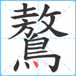 鷔笔顺分解图片21