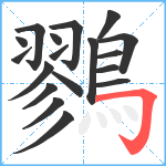 鷚笔顺分解图片18