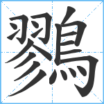 鷚笔顺分解图片23