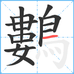 鷜笔顺分解图片17