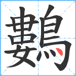 鷜笔顺分解图片22