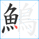 鷠笔顺分解图片11