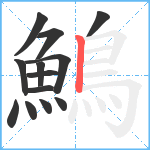 鷠笔顺分解图片13