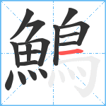 鷠笔顺分解图片17