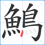 鷠笔顺分解图片19