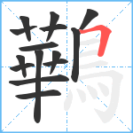 鷨笔顺分解图片15