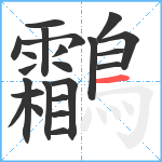 鸘笔顺分解图片23