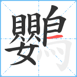 鸚笔顺分解图片23