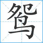 鸳笔顺分解图片11