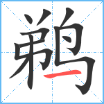 鹈笔顺分解图片12