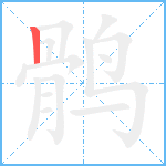 鹘笔顺分解图片1