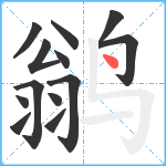 鹟笔顺分解图片13