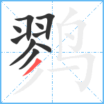 鹨笔顺分解图片10