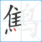 鹪笔顺分解图片11