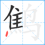 鹪笔顺分解图片9