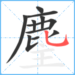 麈笔顺分解图片11