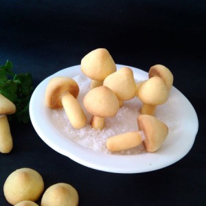 小蘑菇玛格丽特饼干
