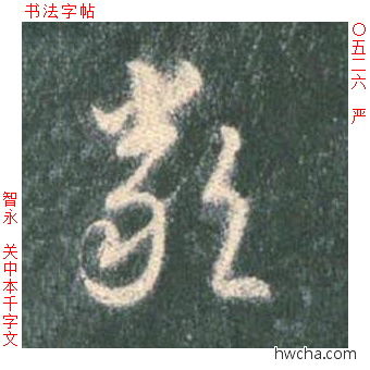 严草书怎么写好看 严草书写法 草书千字文 智永·隋